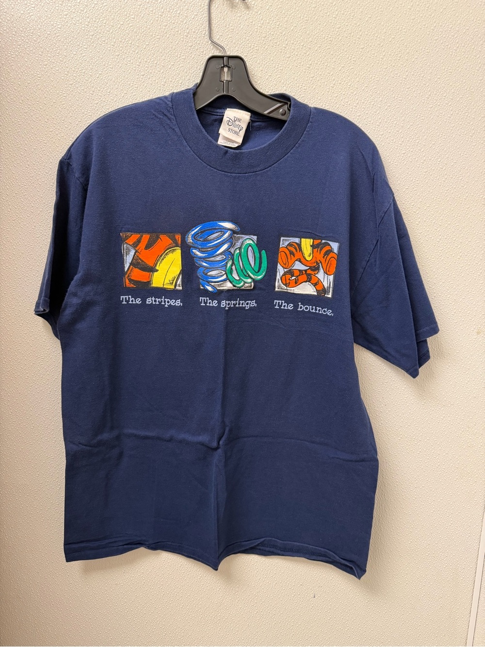 Disney Navy Blue Crewneck T-Shirt with White Tag